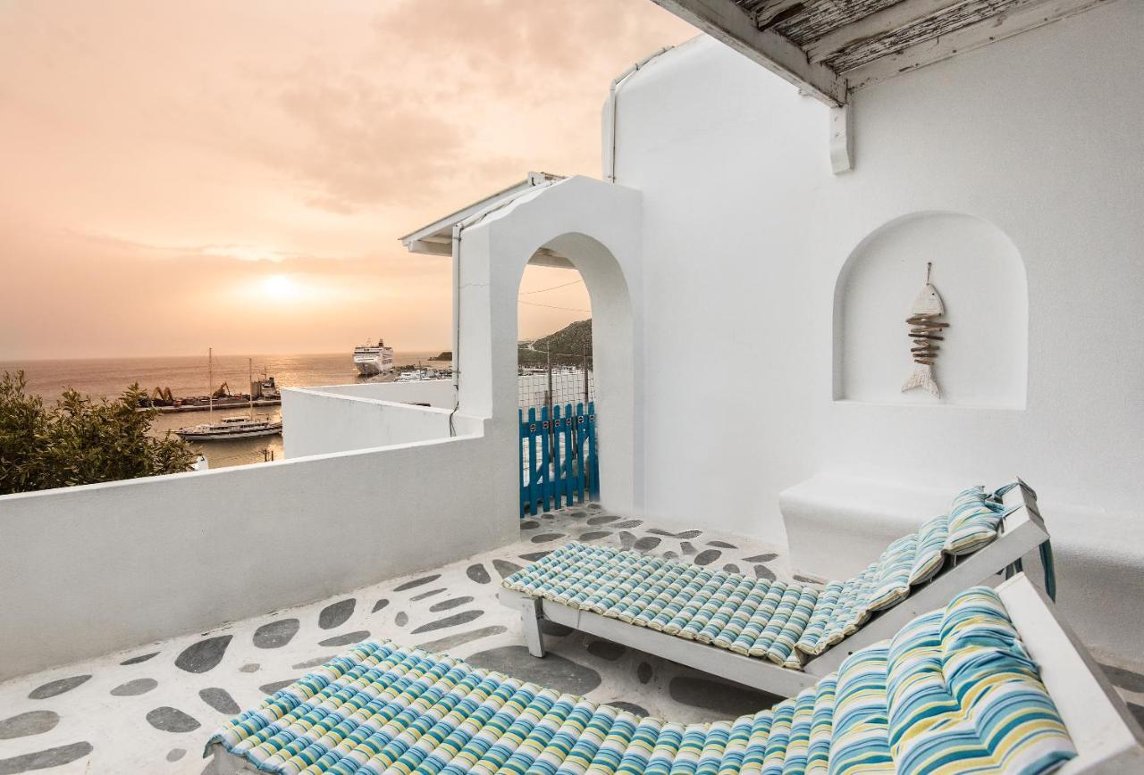 Sunny Guest House New Port Mykonos تورلوس المظهر الخارجي الصورة